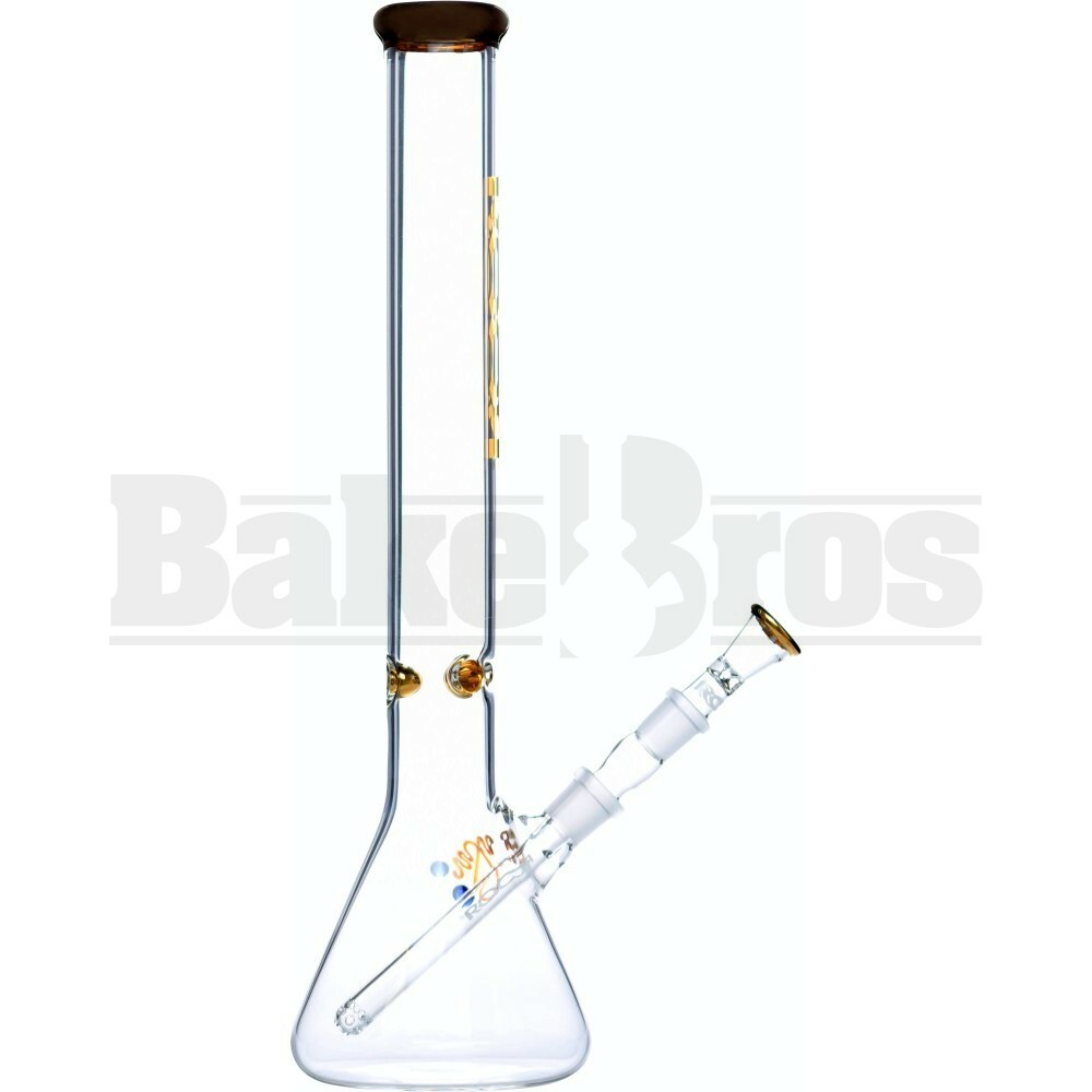 ROOR WP OG BEAKER GOLD PLATED 18" GOLD FEMALE 18MM