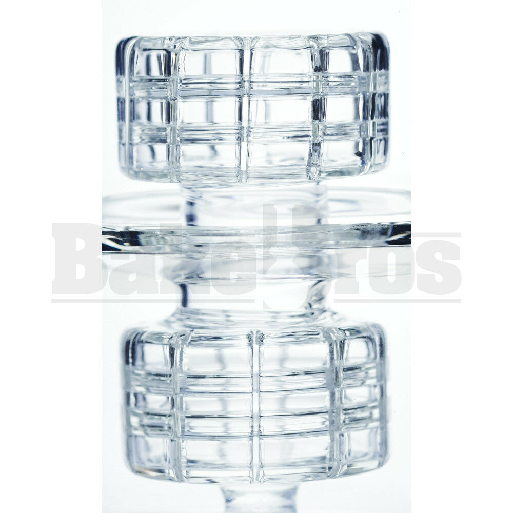 WP GRID 90* JOINT STR 10" CLEAR MALE 18MM