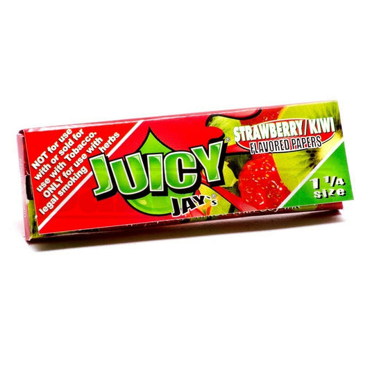 JUICY JAY'S FLAVORED PAPERS 32 LEAVES 1 1/4 STRAWBERRY KIWI Pack of 1