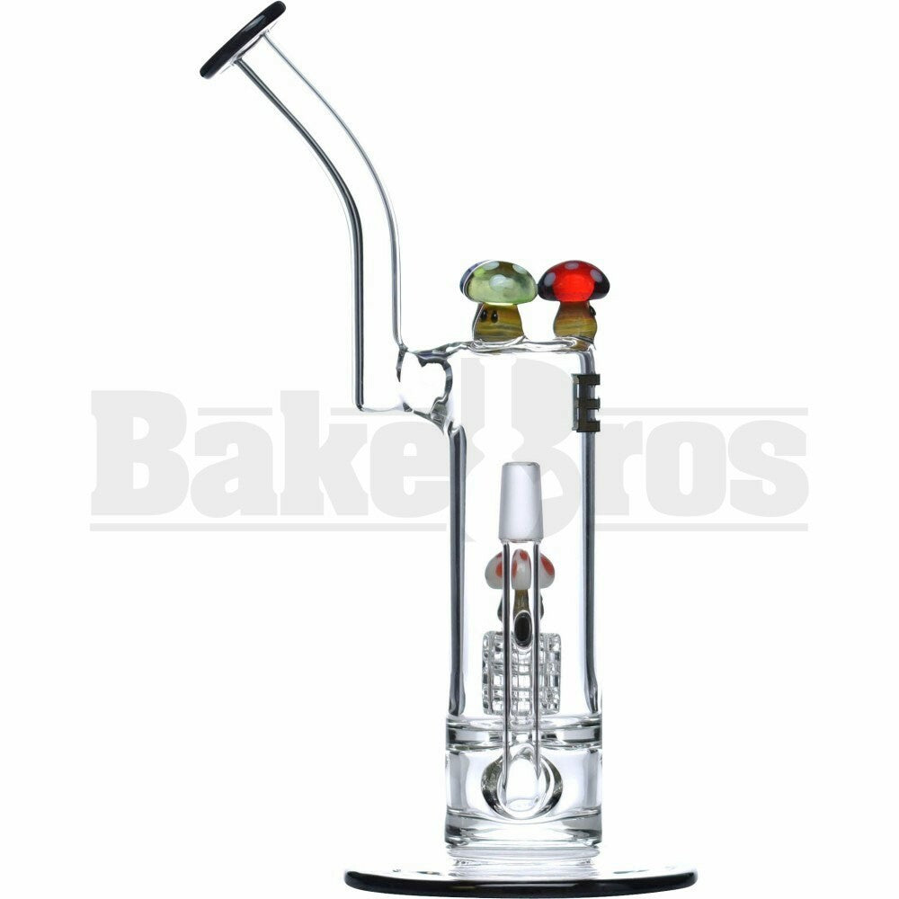 EMPIRE GLASSWORKS WP SHERLOCK ESCORT RIG W/ MUSHROOM PERC 11" ASSORTED MALE 14MM