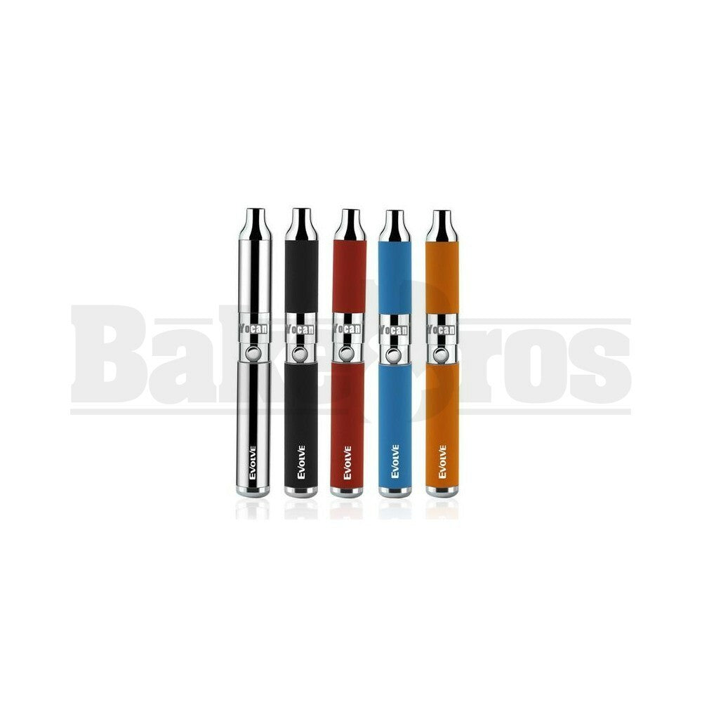 YOCAN EVOLVE VAPORIZER BHO OIL WAX PEN PORTABLE QUARTZ DUAL COIL RED