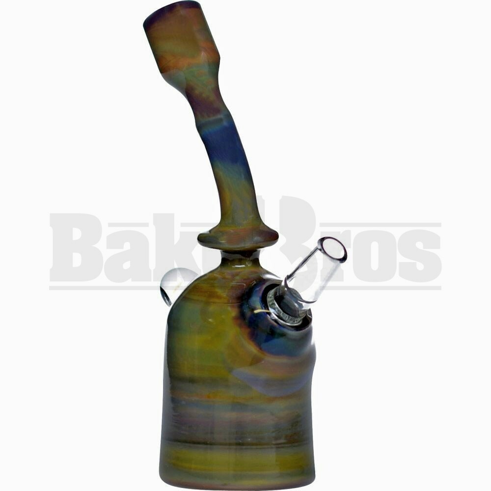 SAN DIEGO BORO GLASS WP MINI BENT TUBE W/ OPAL 6" SASHA OIL MALE 14MM