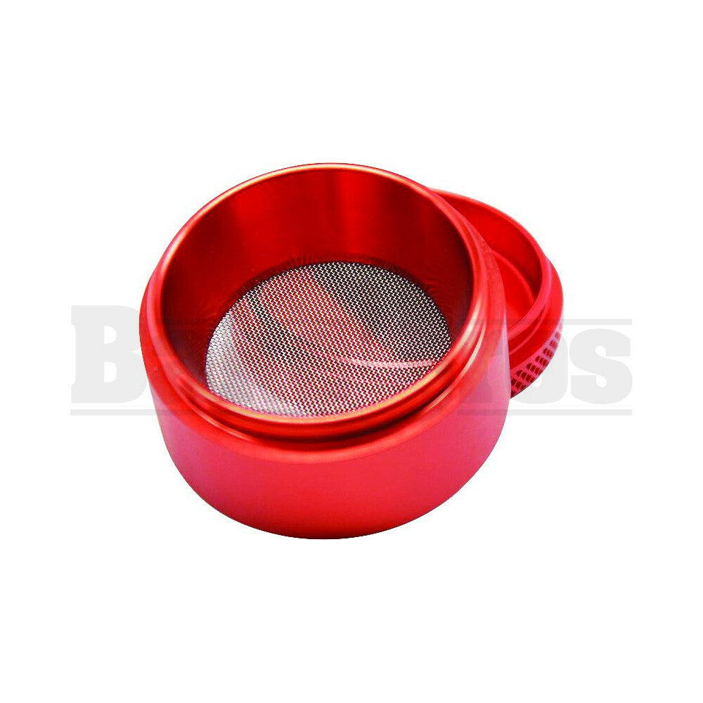 SHARPSTONE HARD TOP GRINDER 4 PIECE 1.5" RED Pack of 1