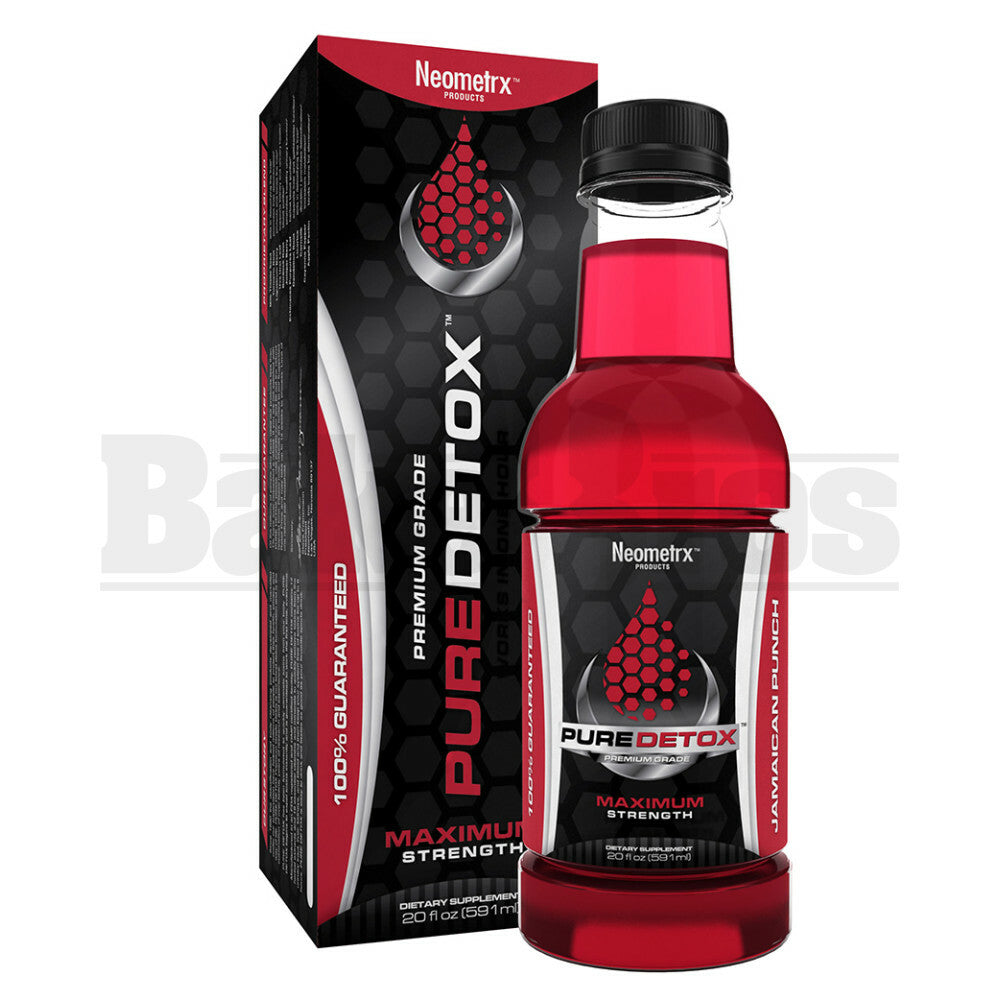 NEOMETRX PURE DETOX CLEANSER MAXIMUM STRENGTH JAMAICAN PUNCH 20 FL OZ