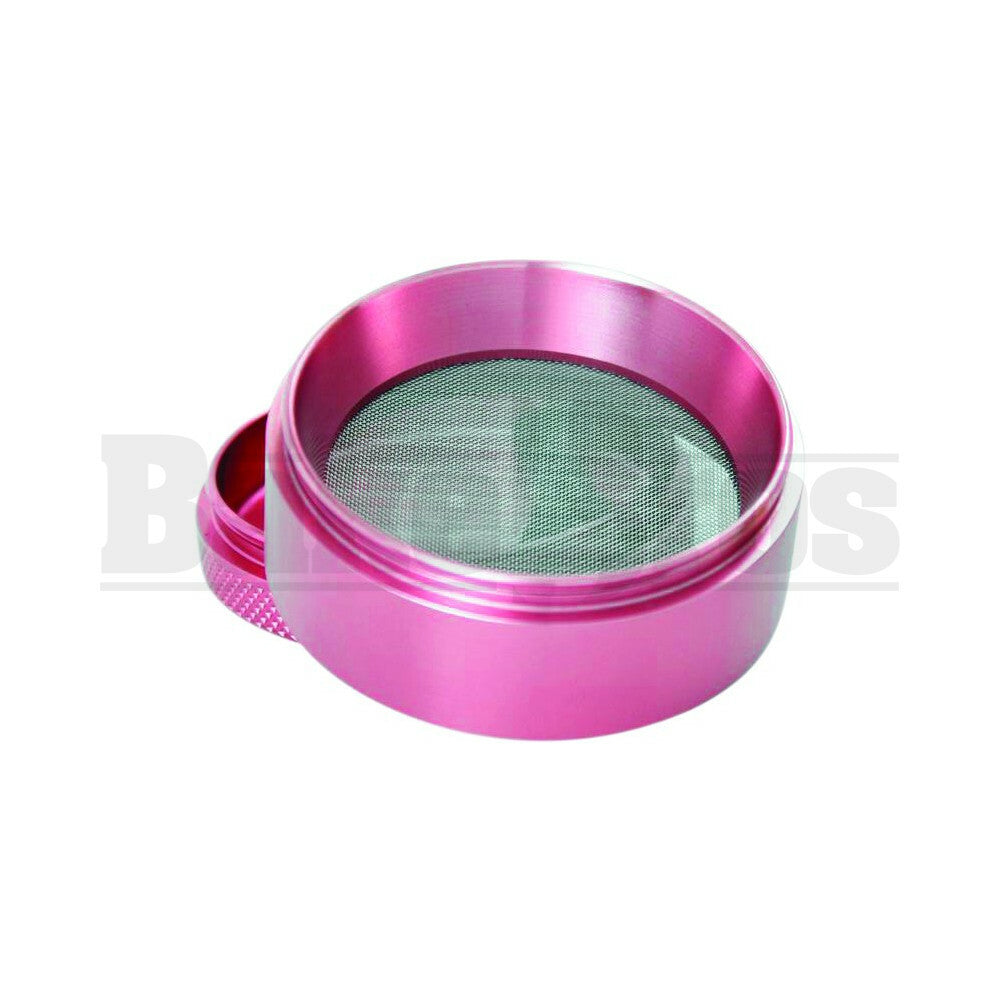 SHARPSTONE CLEAR TOP GRINDER 4 PIECE 2.2" PINK Pack of 1