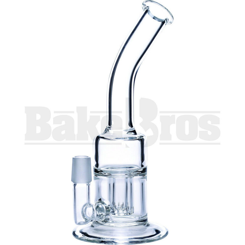 WP 2X INVERTED BRILLIANCE PERC DESKTOP RIG 9" CLEAR MALE 18MM