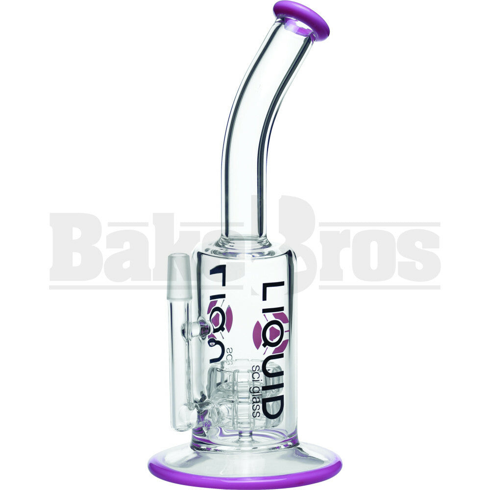 LIQUID GLASS WP GRID PERC 10" PINK MALE 14MM