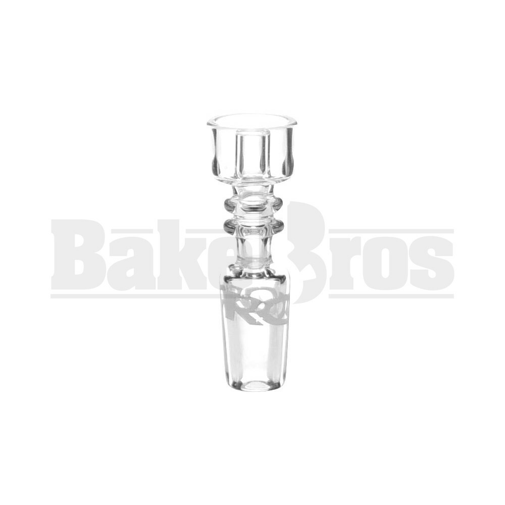 ROOR 14MM NAIL SLIDE DOMELESS BUCKET QUARTZ CLEAR MALE