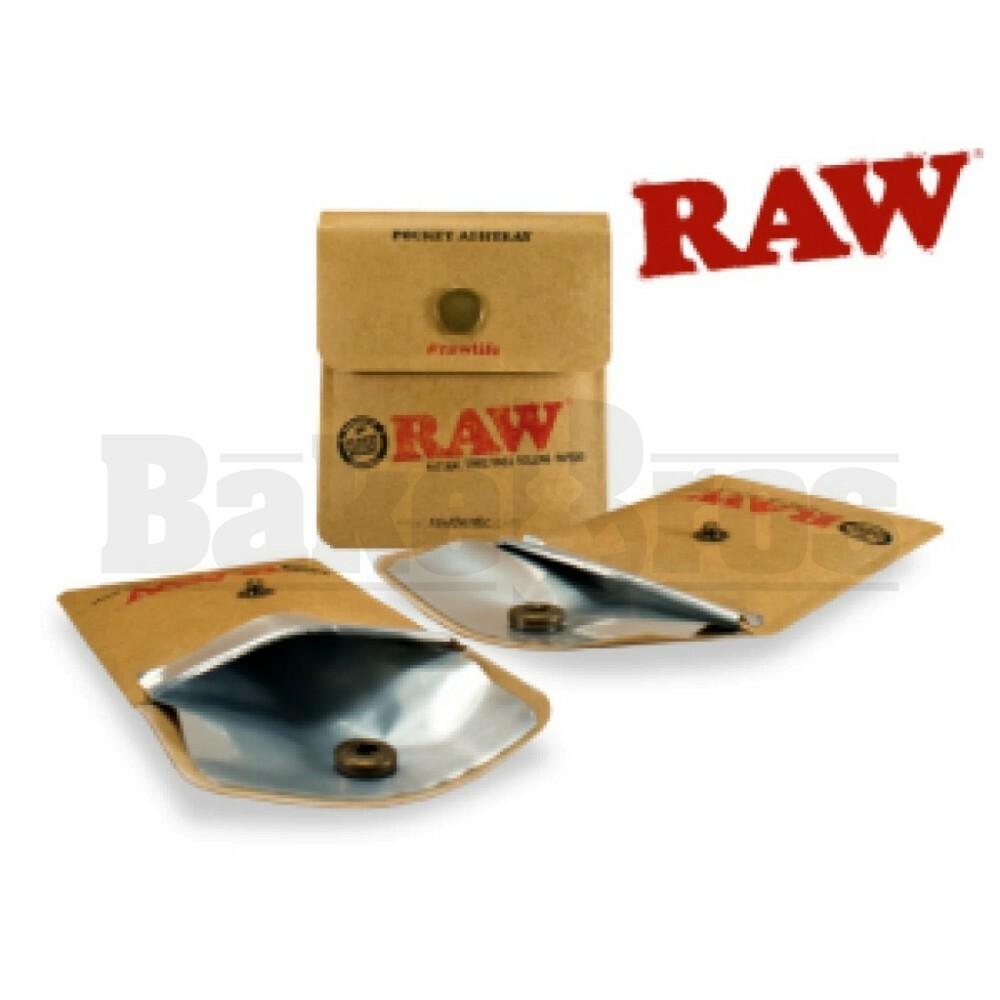 RAW POCKET ASHTRAY 3" X 3.5" RAW