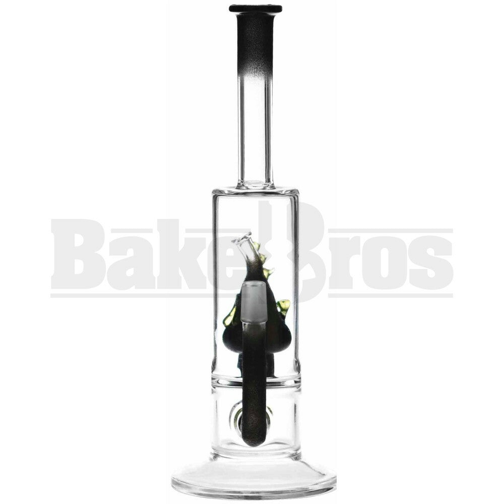 KROWN KUSH WP STRAIGHT TUBE W/ NANO OIL RIG PERC 13" ILLUMINATI MALE 18MM