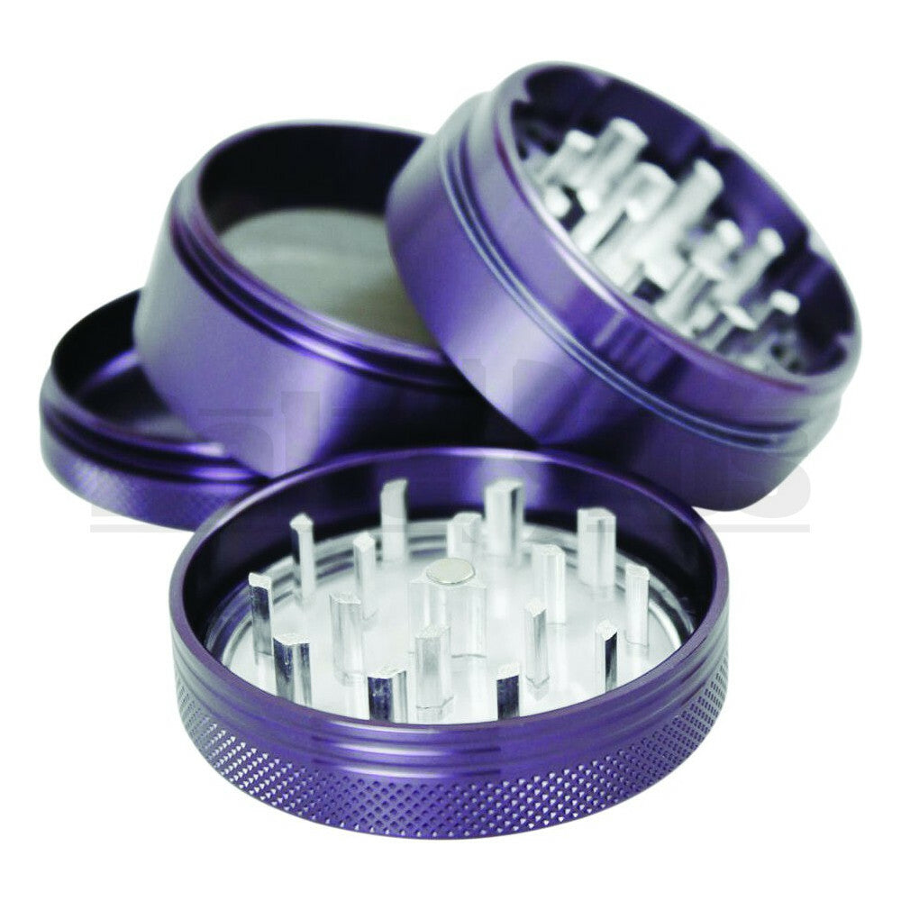 SHARPSTONE CLEAR TOP GRINDER 4 PIECE 2.2" PURPLE Pack of 1