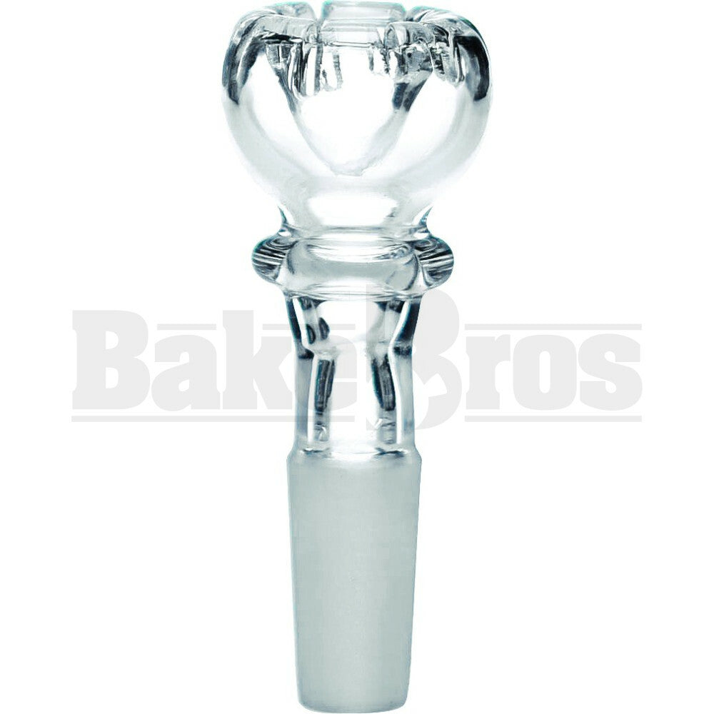 10MM DOMELESS NAIL ROUND SLIT TOP CLEAR MALE