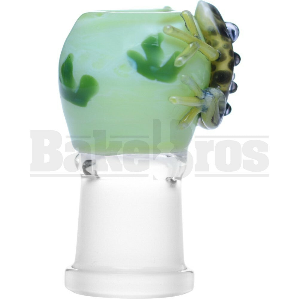 EMPIRE DOME POISONOUS TOAD ART DESIGN 2" KEY LIME GREEN 18MM