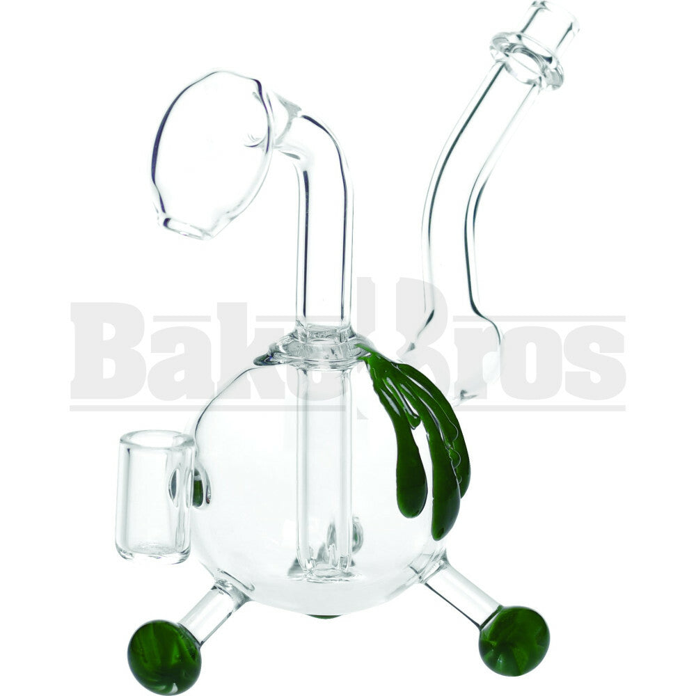 WP BOOT SHAPE BUBBLER 7" CLEAR MALE 10MM