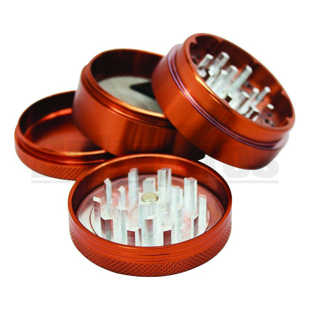 SHARPSTONE HARD TOP GRINDER 4 PIECE 2.2" BROWN Pack of 1