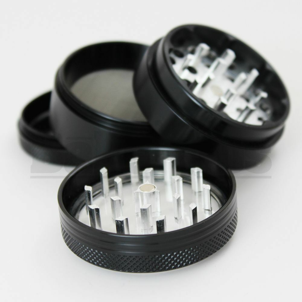 SHARPSTONE CLEAR TOP GRINDER 4 PIECE 2.2" BLACK Pack of 1