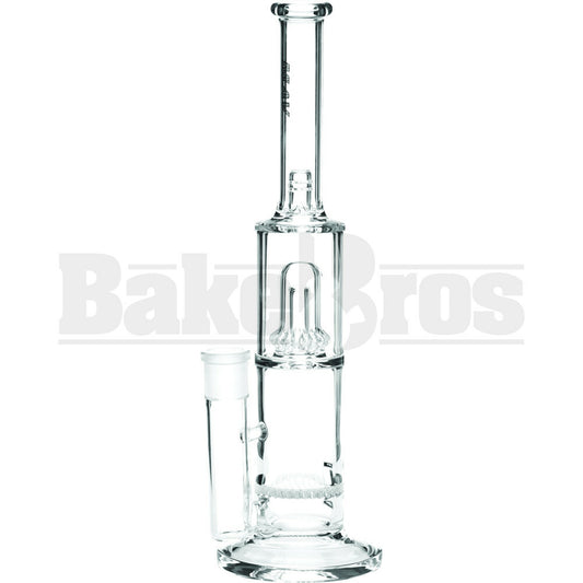 MAVERICK WP HONEYCOMB & SHOWERHEAD PERC STEMLESS 14" CLEAR FEMALE 18MM