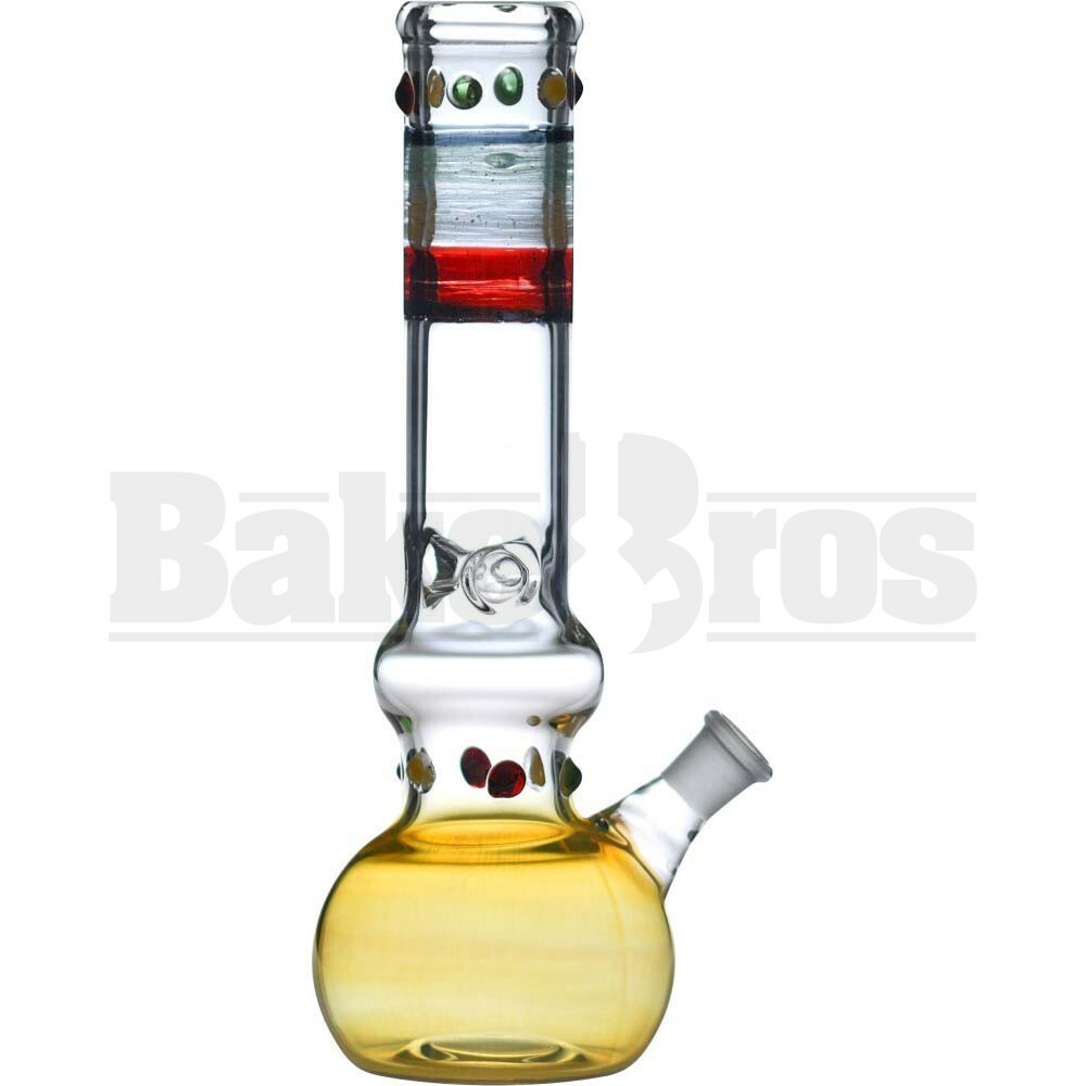 WP SMALL TO BIG BUBBLE BEAKER 12" FUMED RASTA FEMALE 18MM