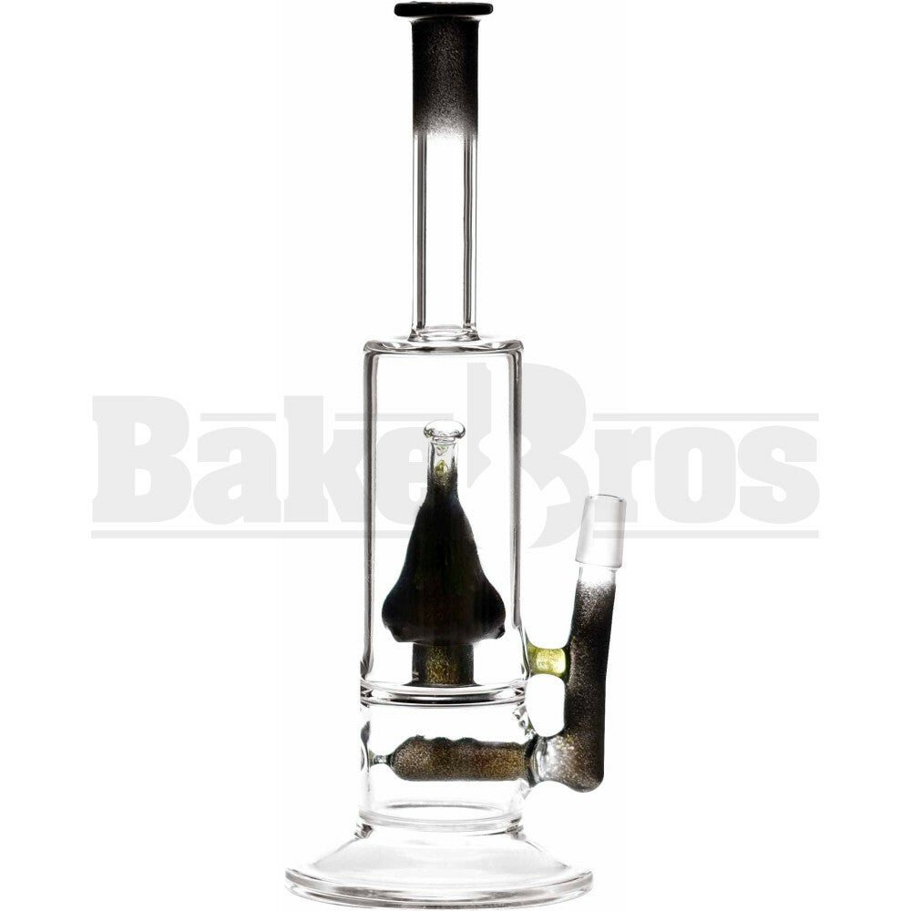 KROWN KUSH WP STRAIGHT TUBE W/ NANO OIL RIG PERC 13" ILLUMINATI MALE 18MM