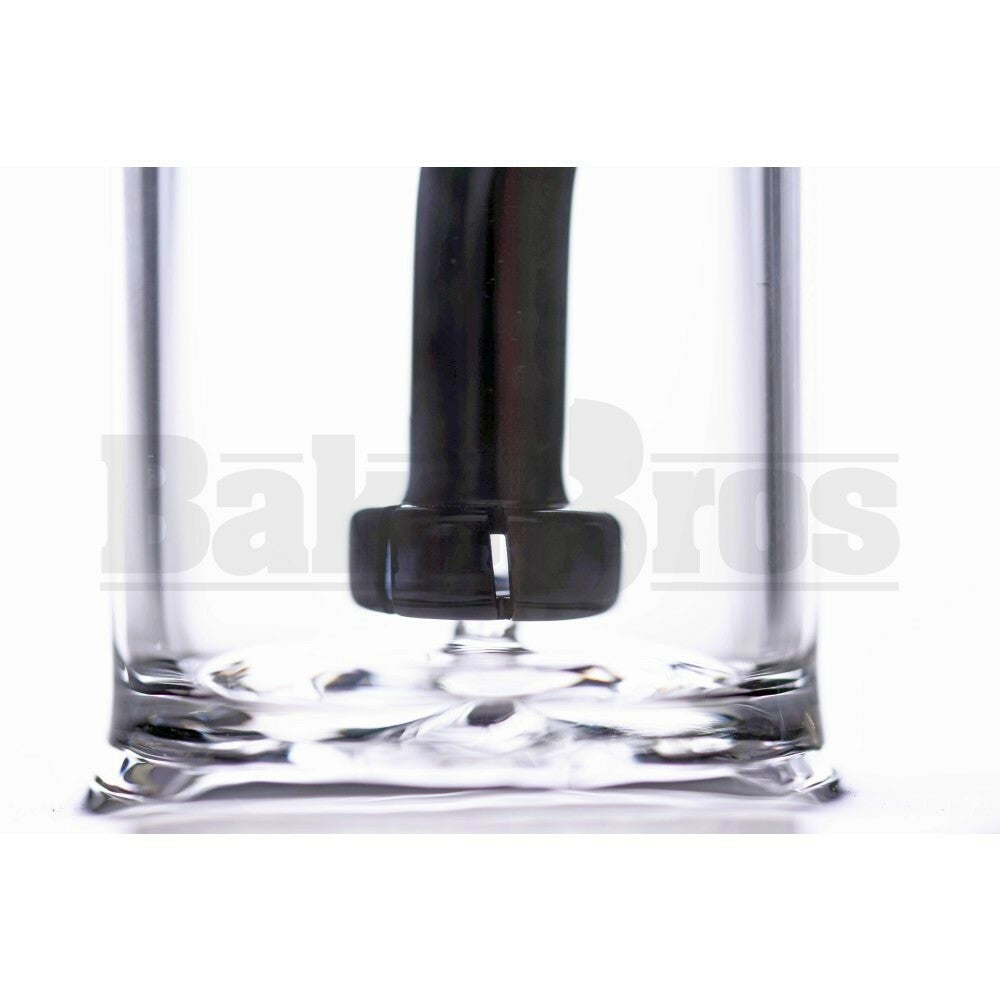 WP SLEEK BEAKER W/ SHOWERHEAD PERC 7" BLACK MALE 14MM