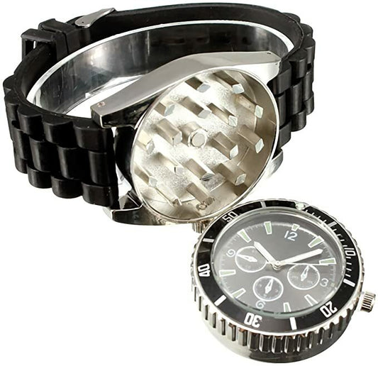 Functional Watch Pollen Grinder Black Pack Of 1