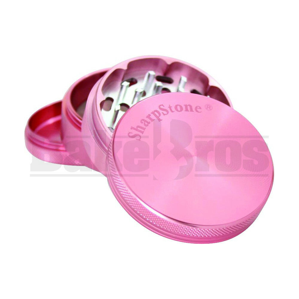 SHARPSTONE HARD TOP GRINDER 4 PIECE 2.5" PINK Pack of 1