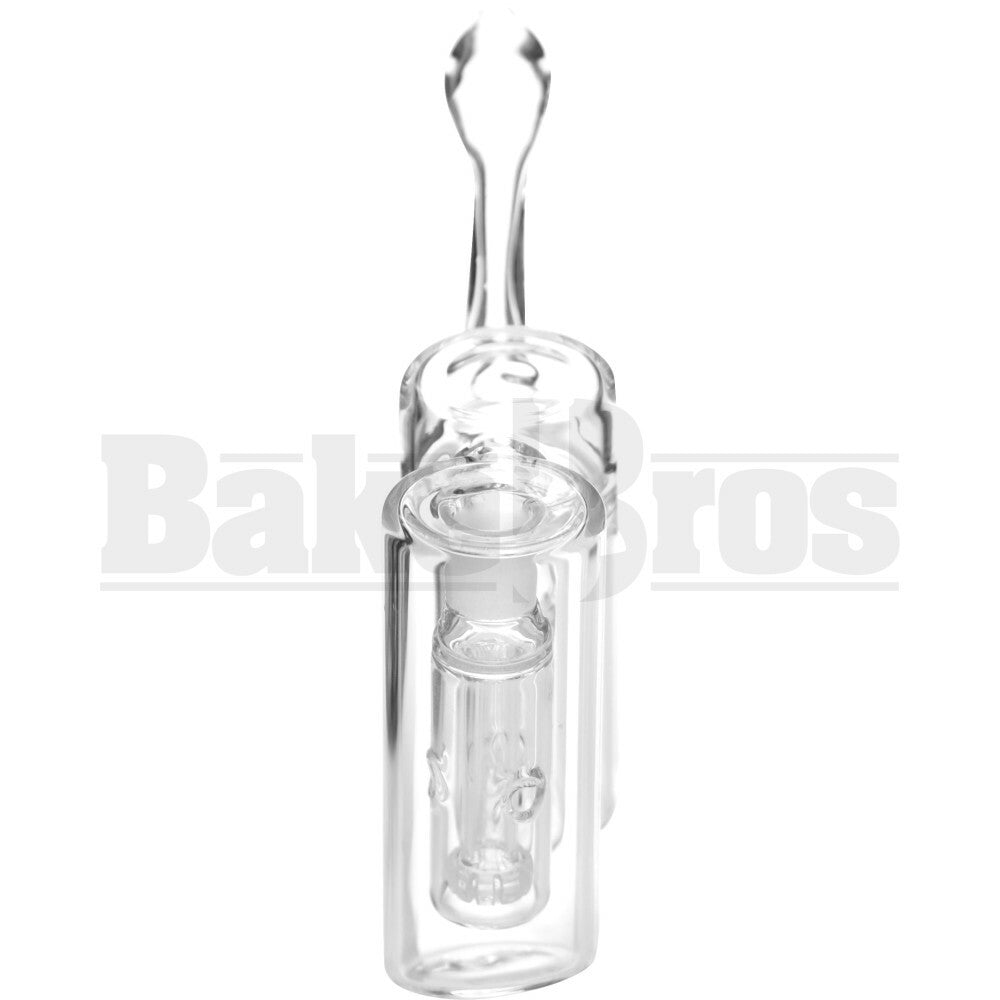 WP 2 CHAMBERS MINITREE & SHOWERHEAD PERC 6" CLEAR FEMALE 18MM