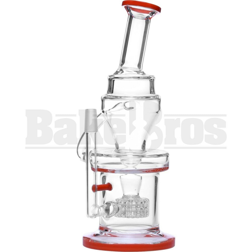 WP MICROSCOPE KLEIN RECYCLER STEREO MATRIX PERC 11" CRAYON ORANGE MALE 14MM