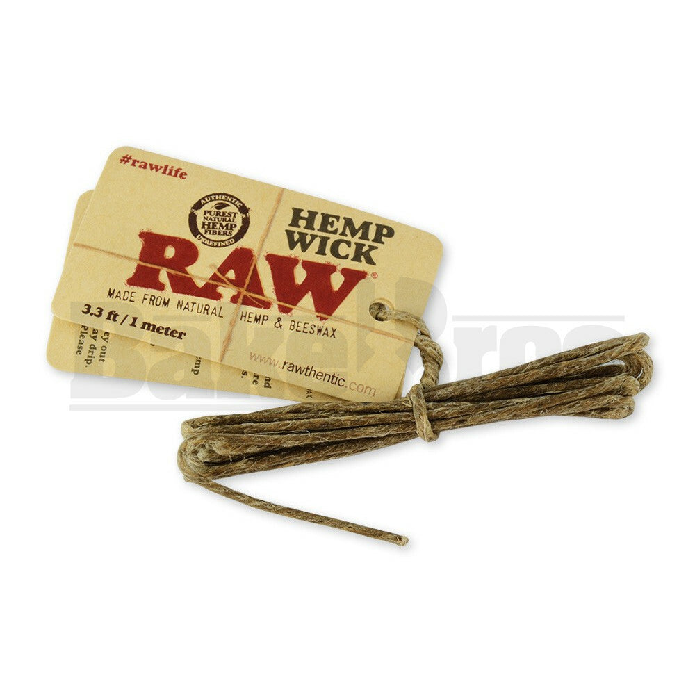 RAW HEMPWICK 1 METER / 3.3' SINGLE COLOR Pack of 1