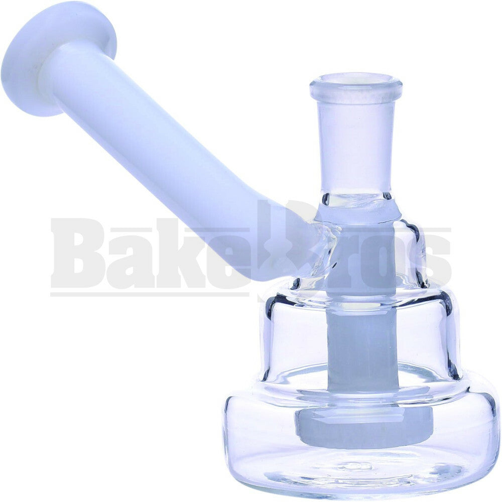 WP BIRTHDAY CAKE FEMALE JOINT SIDECAR SHOWERHEAD PERC 4" WHITE FEMALE 14MM