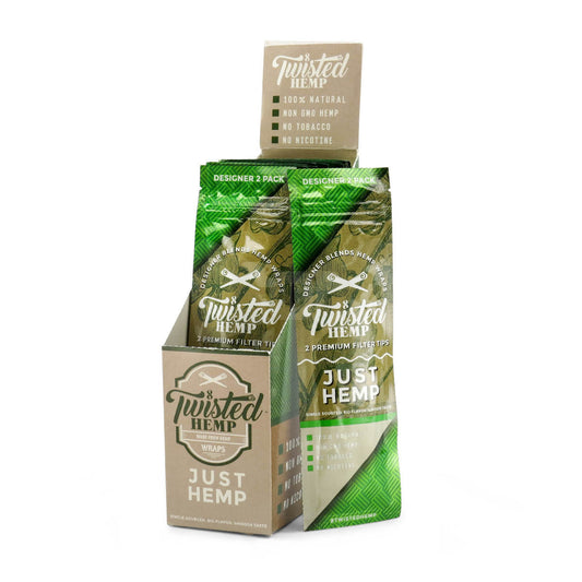 Twisted Hemp Wraps Just Hemp Flavor Pack of 15