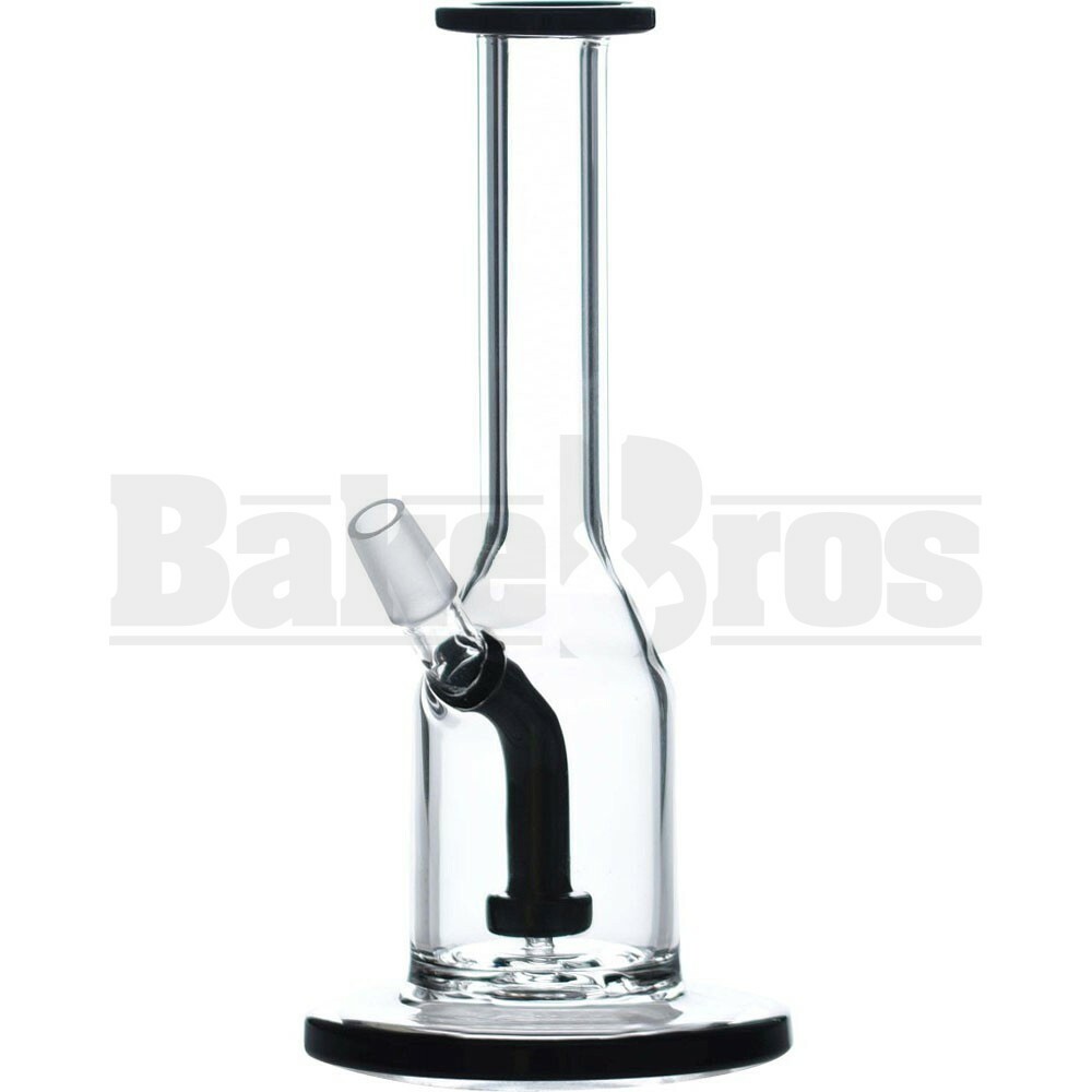 WP SLEEK BEAKER W/ SHOWERHEAD PERC 7" BLACK MALE 14MM