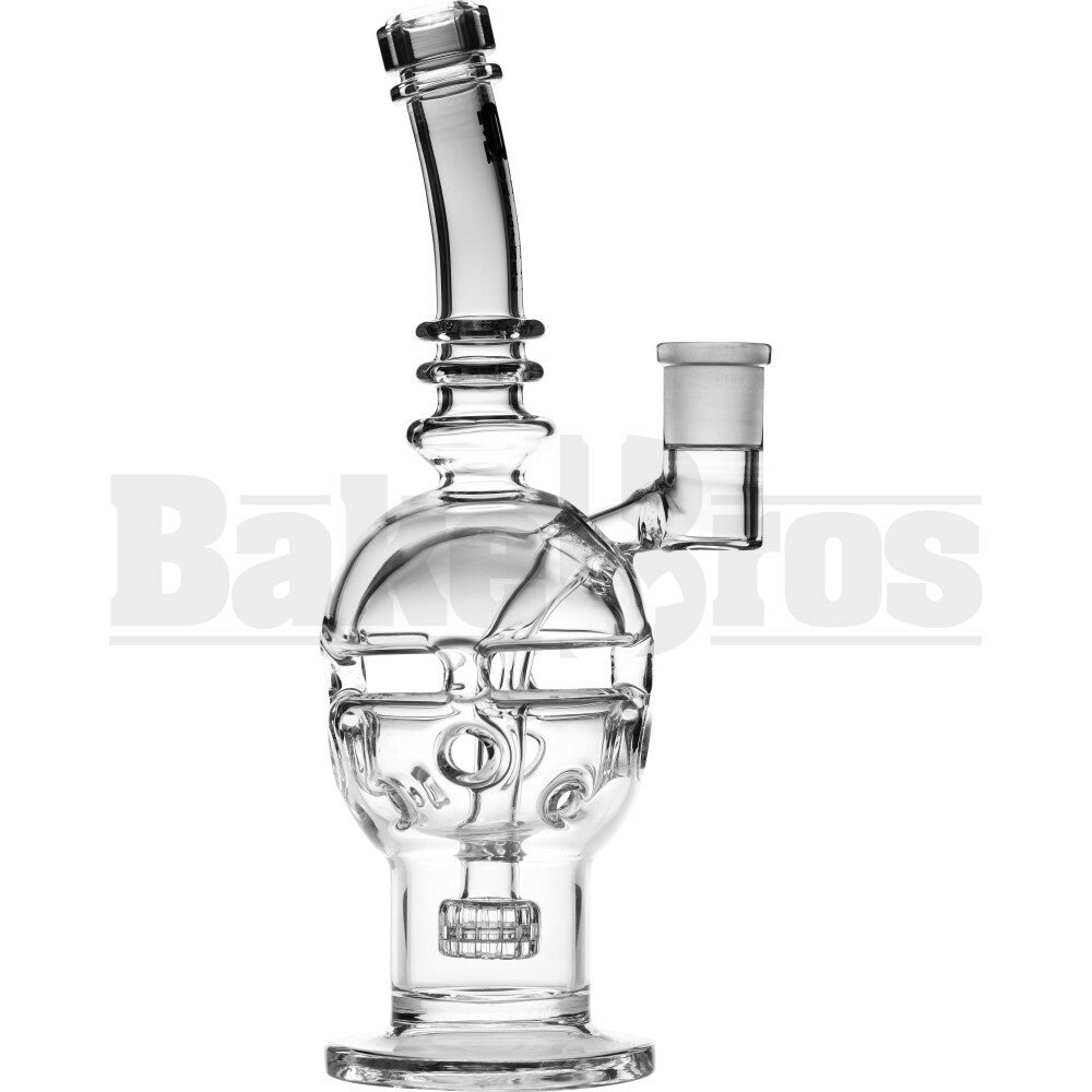 OG ORIGINAL GLASS WP FABERGE EGG W/ STEREO MATRIX PERC 10" CLEAR MALE 18MM