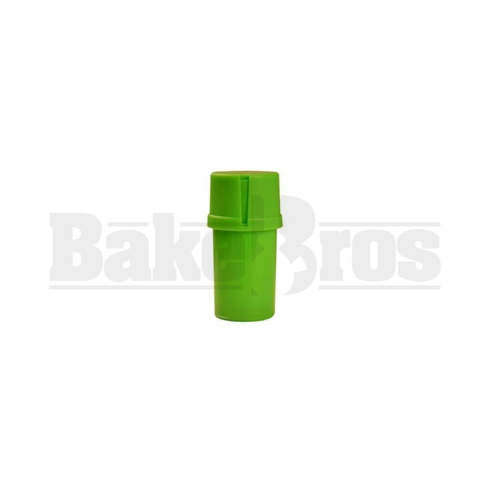 MEDTAINER CONTAINER GRINDER 3 PIECE 3.5" SOLID GREEN Pack of 1