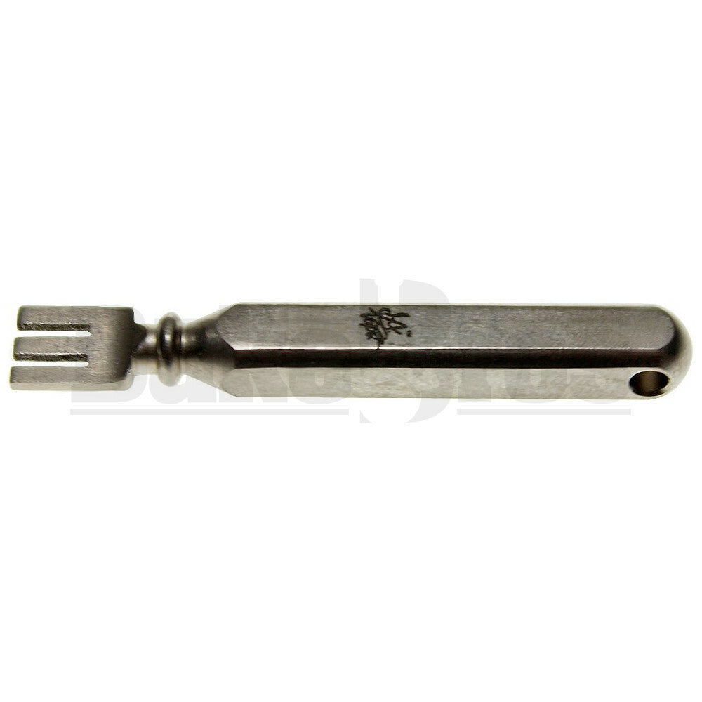 METAL DABBER TOOL WITH KEYRING STAINLESS STEEL 2"