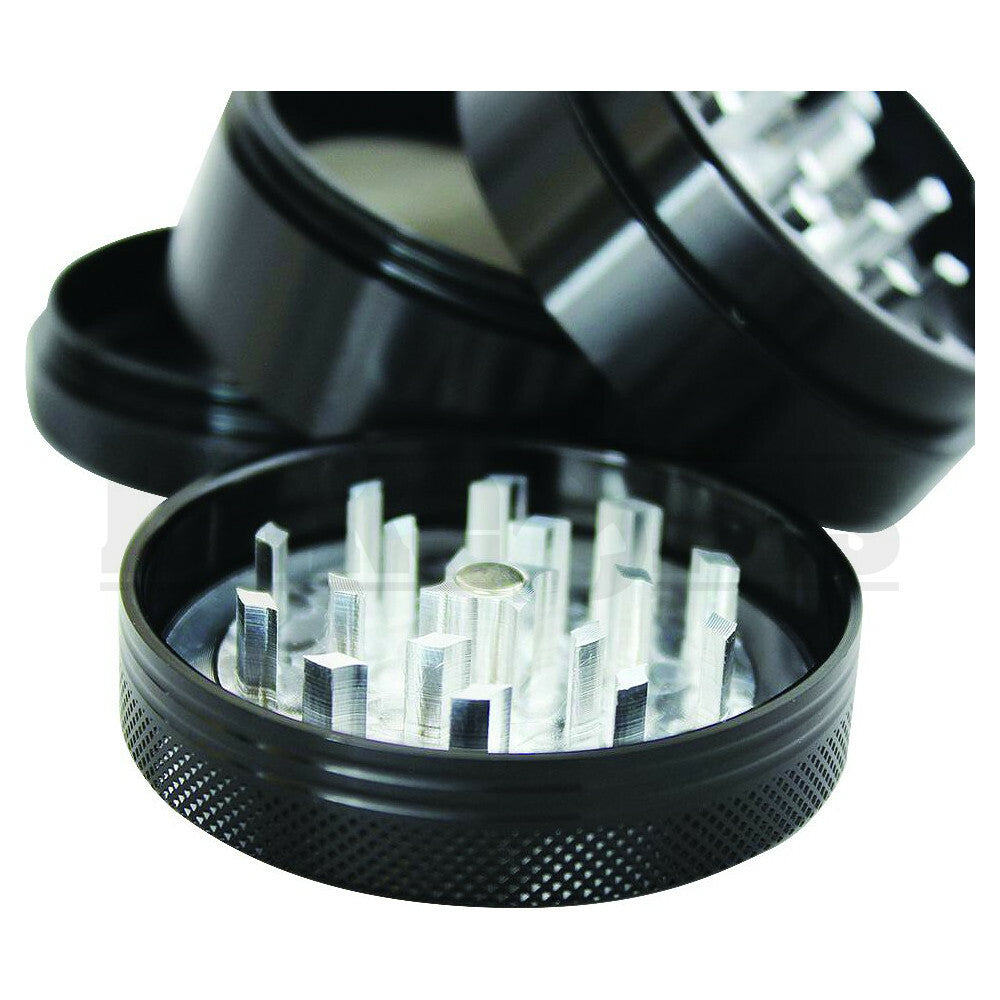 SHARPSTONE HARD TOP GRINDER 4 PIECE 2.2" BLACK Pack of 1