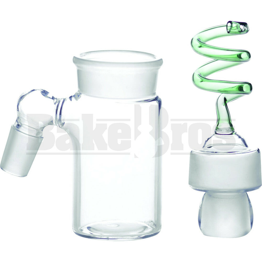 ASHCATCHER COIL PERC 45* ANGLED JOINT MALE 18MM