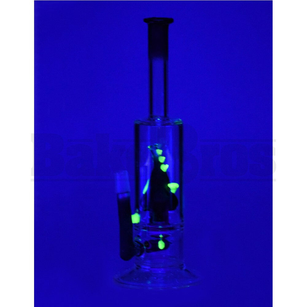 KROWN KUSH WP STRAIGHT TUBE W/ NANO OIL RIG PERC 13" ILLUMINATI MALE 18MM