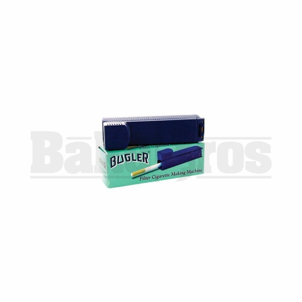 BUGLER CIGARETTE ROLLING MACHINE BLUE Pack of 1 100MM