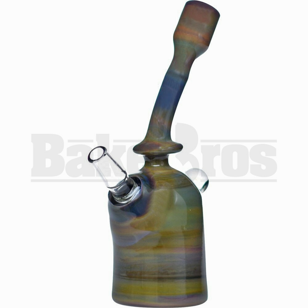 SAN DIEGO BORO GLASS WP MINI BENT TUBE W/ OPAL 6" SASHA OIL MALE 14MM