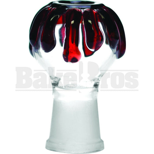 DOME VAPOR BLOOD DRIP DESIGN RED 18MM