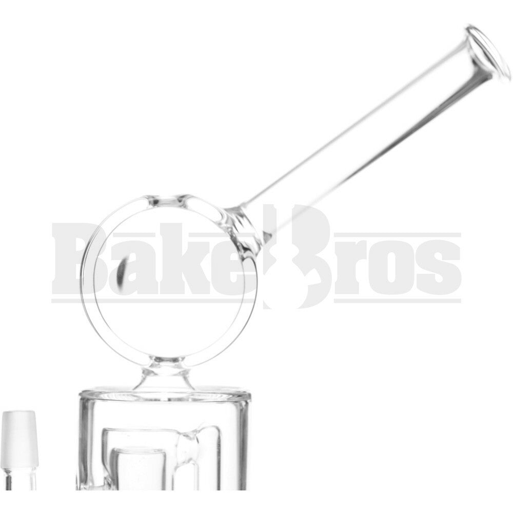 WP PENDULUM VAPOR OIL RIG W/ 2X BARREL DRUM PERC 11" CLEAR MALE 14MM