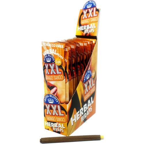 Xxl Royal Blunts K Series Herbal Wraps 2 Per Pack Mango Tango Pack Of 25