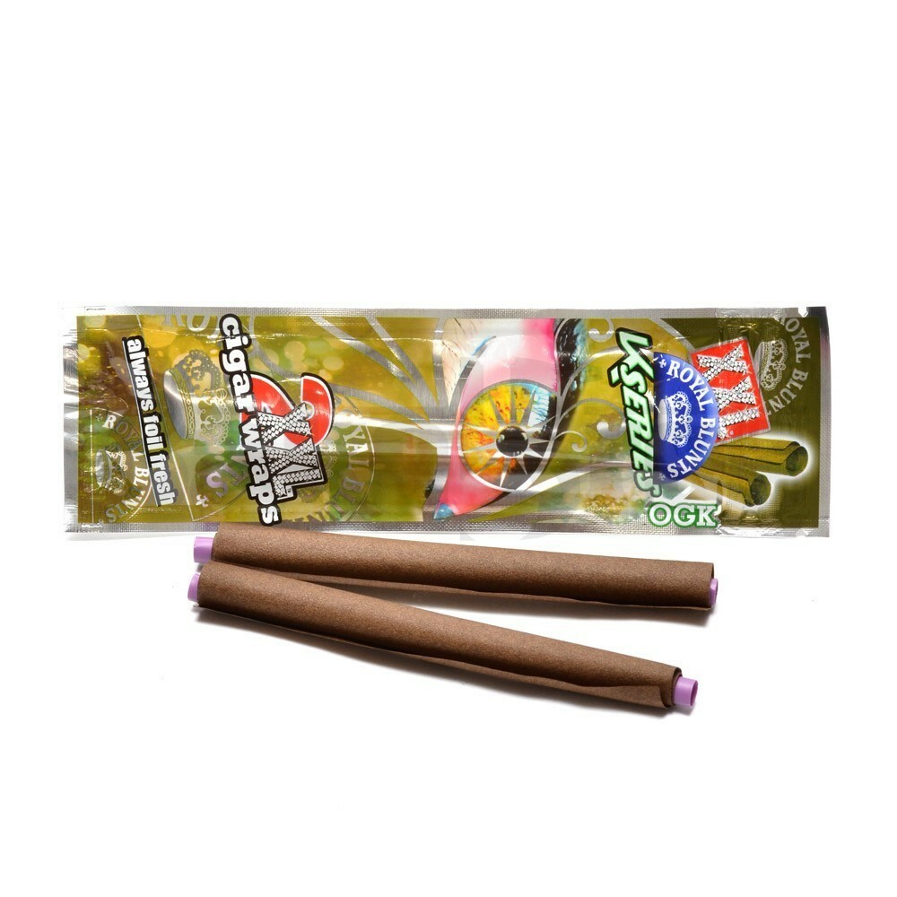 XXL ROYAL BLUNTS K SERIES CIGAR WRAPS 2 PER PACK OGK Pack of 12