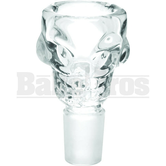 BOWL SKULL FACE CLEAR 18MM