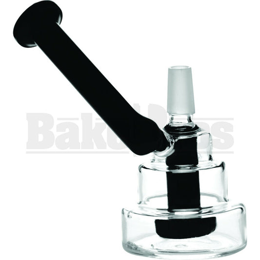 WP BIRTHDAY CAKE RIG SHOWERHEAD PERC BLACK 4" BLACK MALE 14MM