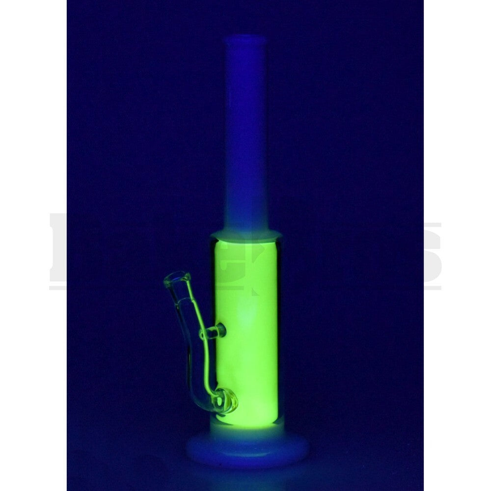 BLUE LABEL WP GLOW IN THE DARK YELLOW TURBINE PERC 14" WHITE FEMALE 14MM