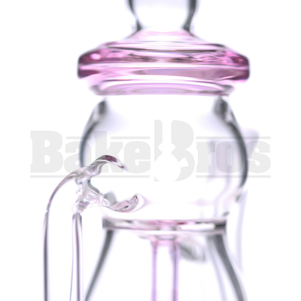 WP DIFFUSED PERC & INLINE RECYCLER BABY BOTTLE 8" PINK FEMALE 14MM