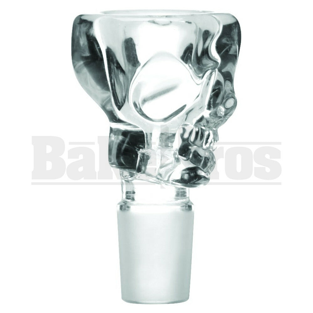 BOWL SKULL FACE CLEAR 18MM