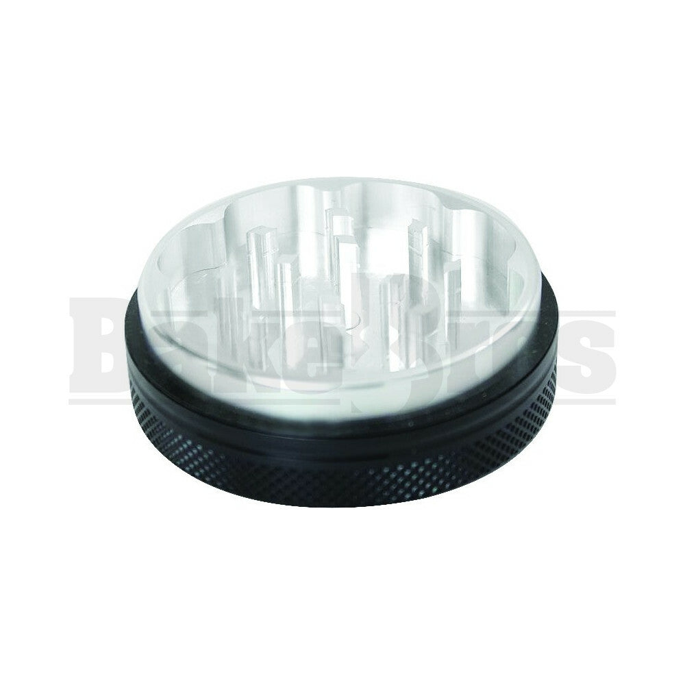 SHARPSTONE CLEAR TOP GRINDER 2 PIECE 2.2" BLACK Pack of 1